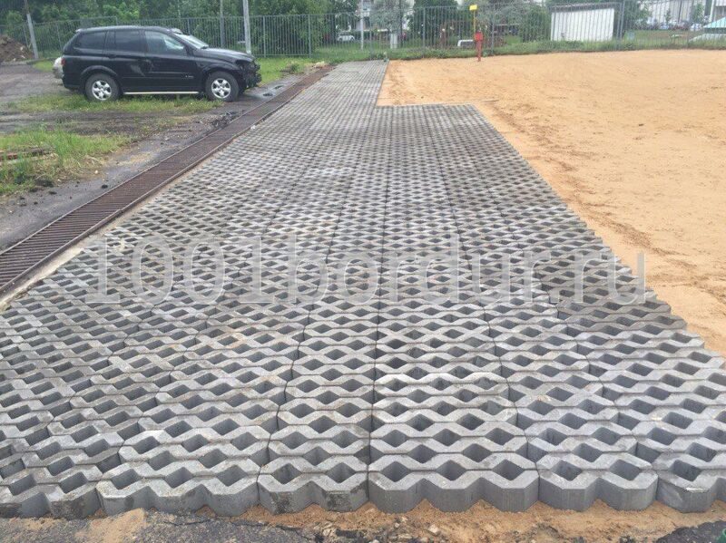 Укладка газонной решетки для парковки: Газонная решетка для парковки ...