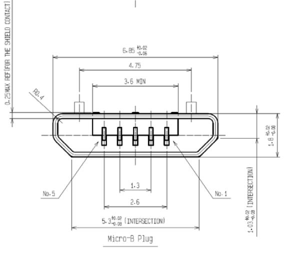 Размеры usb. Micro USB чертеж. Micro USB чертеж мм. Micro USB male чертеж. Микро USB Размеры.