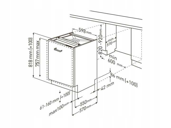 Gorenje th60e3b схема встраивания