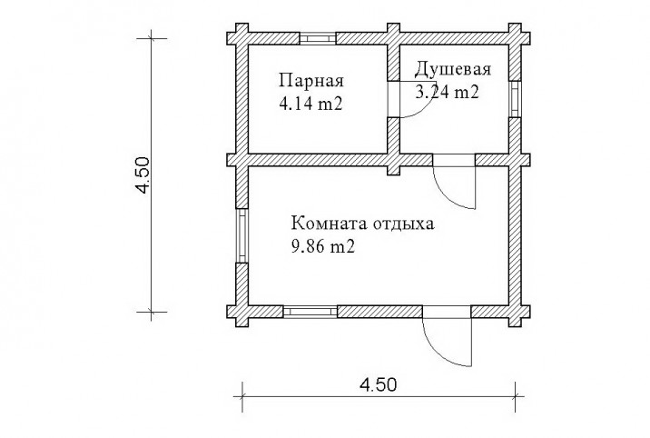 Размеры стульчика для бани