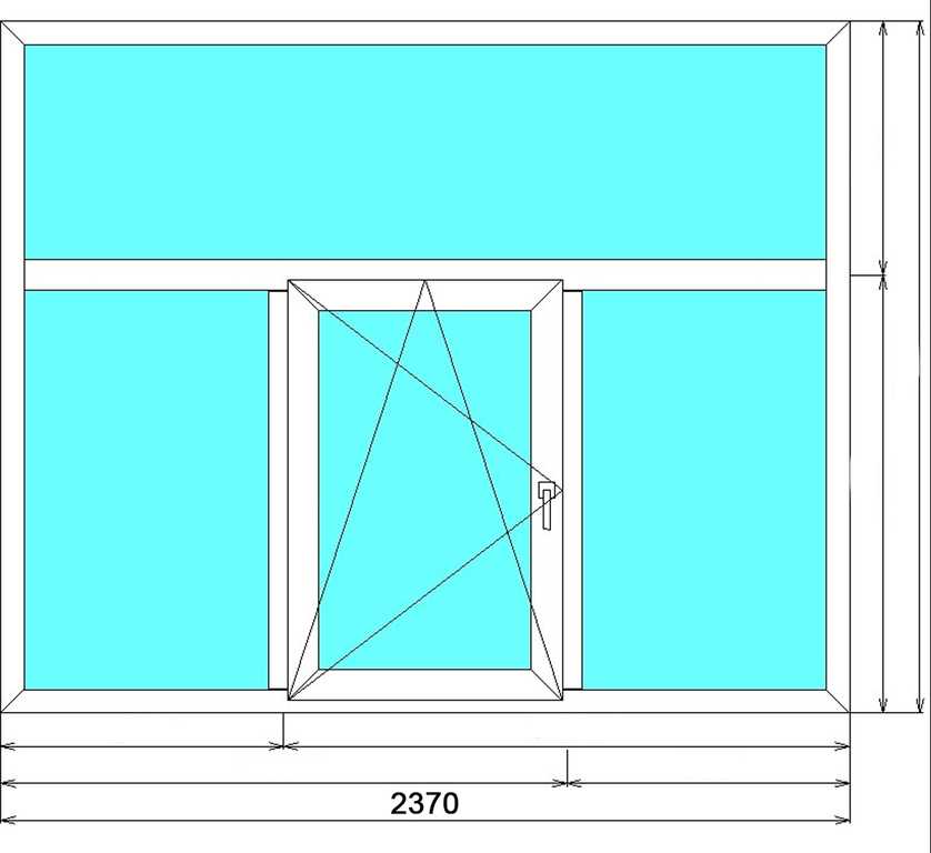 Картинки размеров пластиковых окон