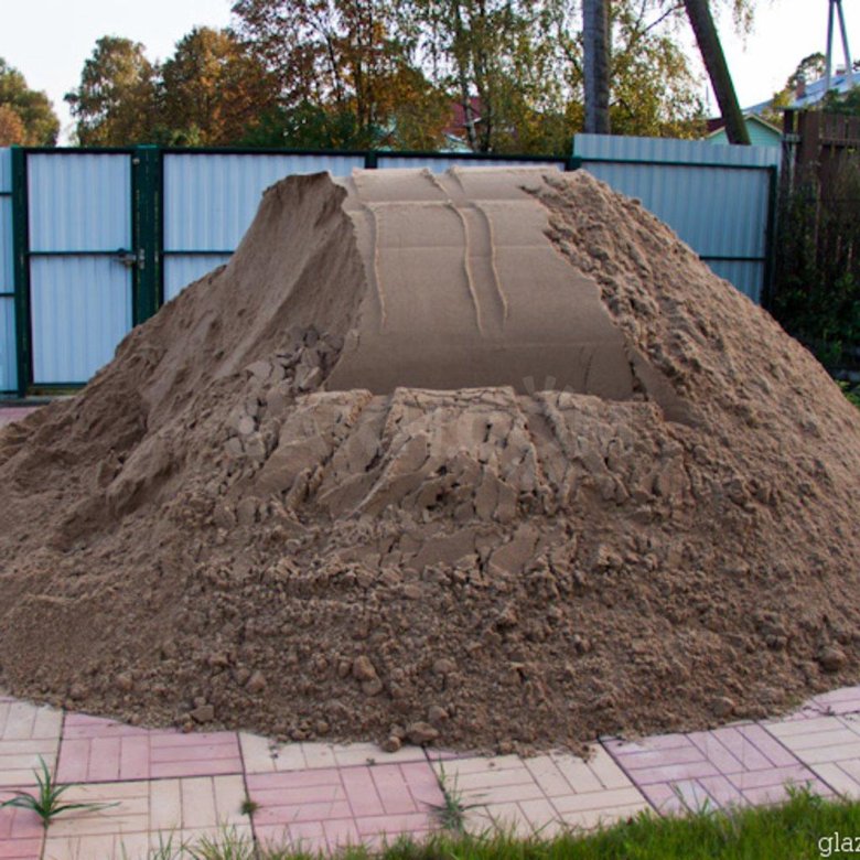 20 кубов песка это сколько