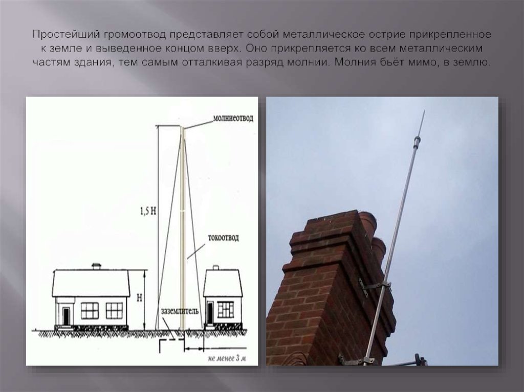 Молниеотвод на азс фото