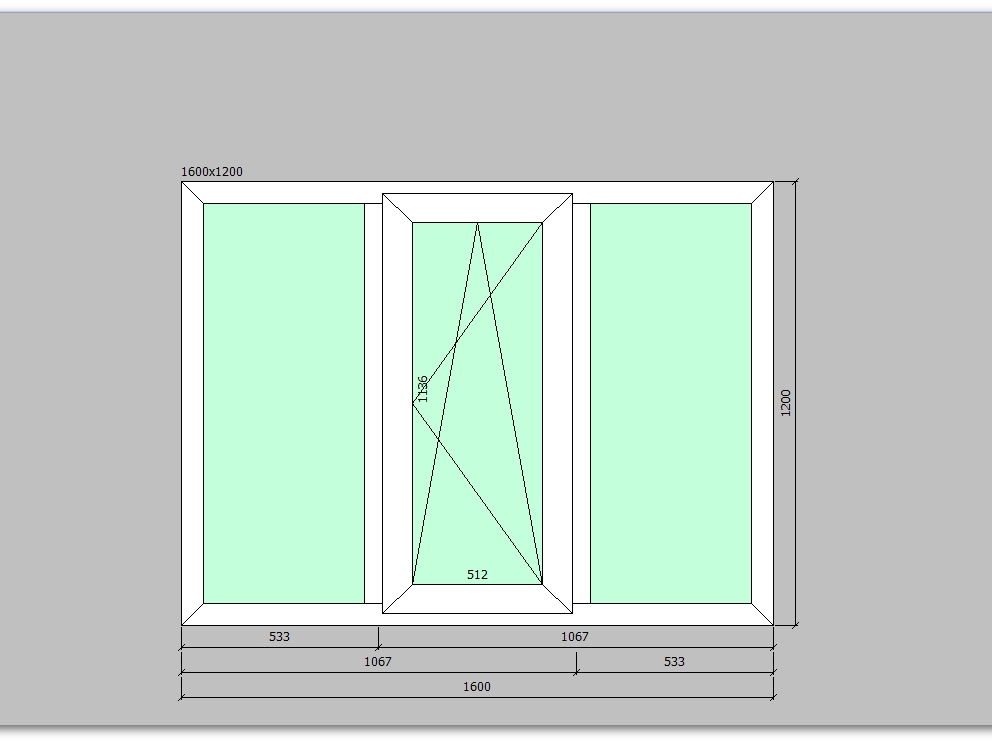 Трехстворчатое окно размер: Стандартные размеры пластиковых окон по ГОСТу