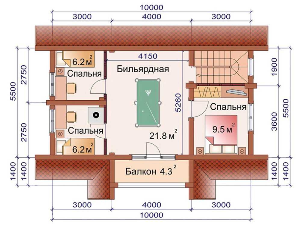 Проект баня в доме