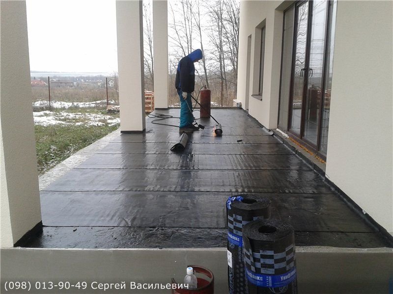 Стяжка на балконе под плитку: Стяжка на балконе и террасе. > %