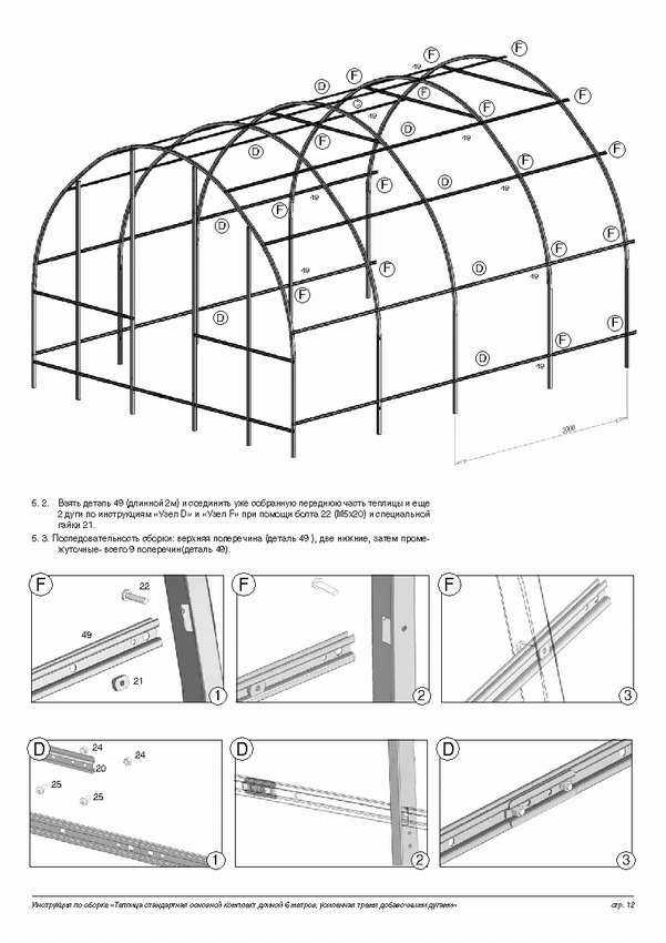 Как сделать теплицу своими руками из профильной трубы и поликарбоната схема