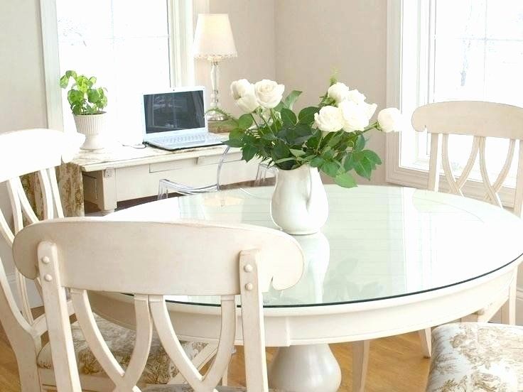 Круглый белый стол на кухню фото в интерьере