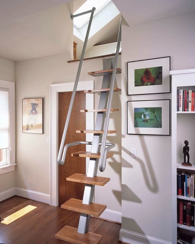  складные на второй этаж в частном доме: Складная лестница на .