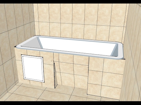Ванна с нишей под ноги. Экран для ванной из плитки. Экран ванны плиткой. Короб под ванную из плитки. Ванная экран из плитки.