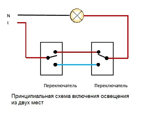 Схема прекрасная включатель