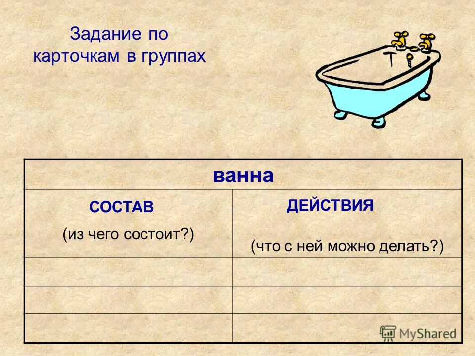 Слово ванная