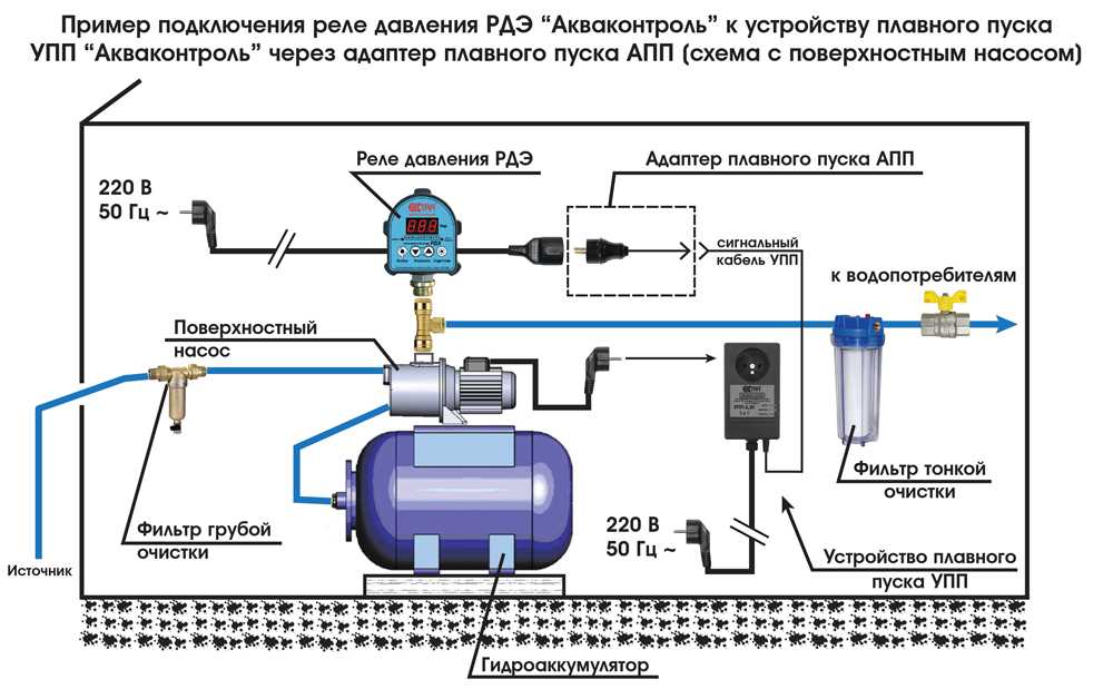 Подключение гидроаккумулятора фото