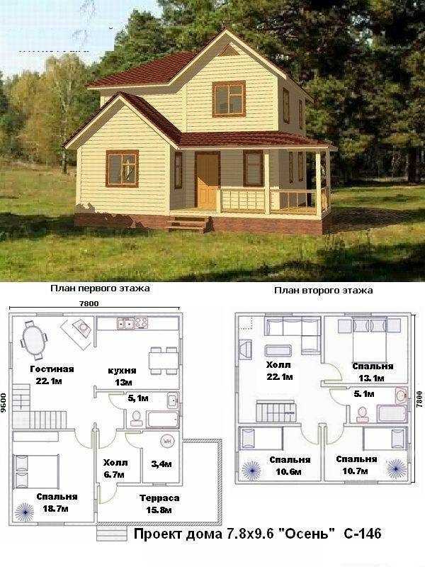 Проекты дачных домиков 6х6 фото с планировкой