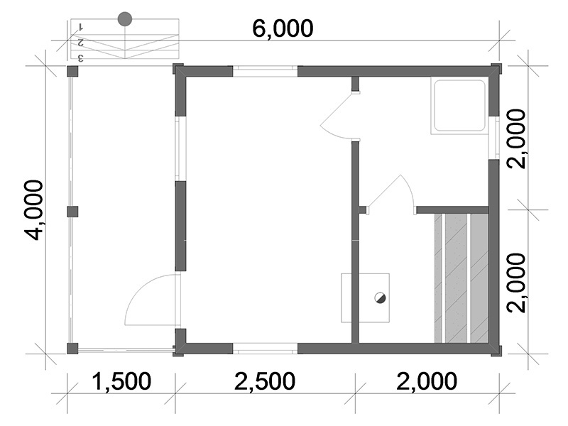 Баня 4х6 планировка фото