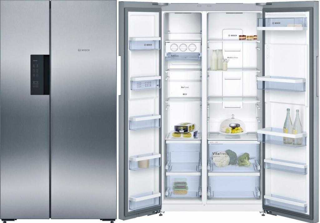 Какие холодильники лучше по качеству. Холодильник Bosch kan56v50. Холодильник Bosch kan 60 Side by Side. Холодильник Bosch serie 8 Side by Side. Холодильник Bosch kan58a50.