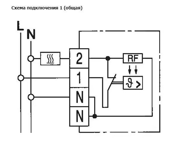 Регулятор температуры схема подключения