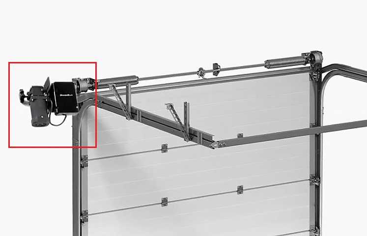 Ворота привод подъема. DOORHAN привод для секционных ворот. DOORHAN секционный ворота привод. Механизм подъема секционных ворот Дорхан. Привод гаражных ворот Алютех.