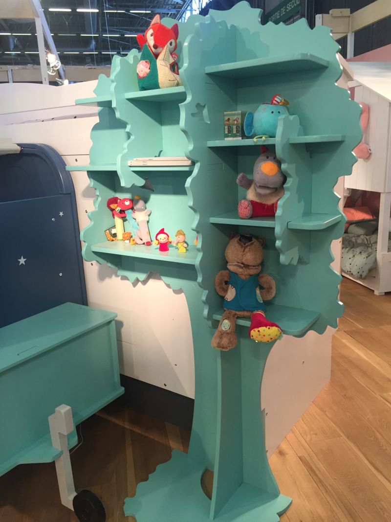 Laminated MDF - Tree Bookshelf for kids