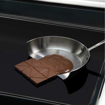 chocolate melting on induction cooktop