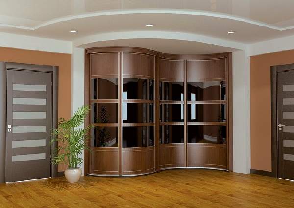 современный шкаф купе в коридоре, фото 33