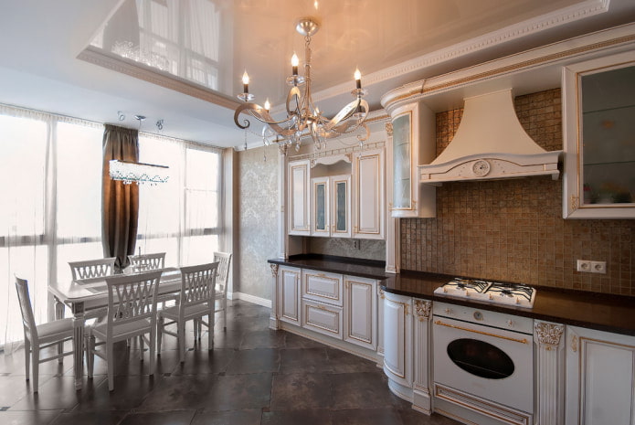 натяжной потолок на кухне натяжной потолок на кухне