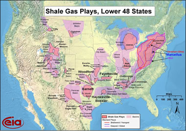 shale gas plays