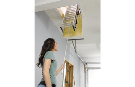 install a compact ladder