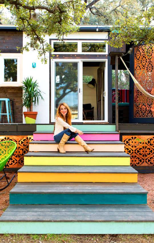 Разноцветное крыльцо