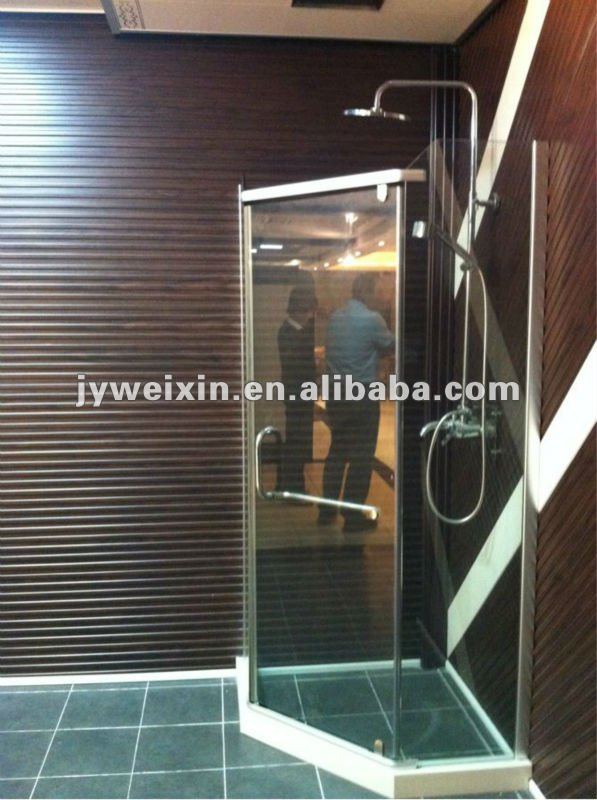 10mm thickness wood texture pvc 3D laminated wall panel