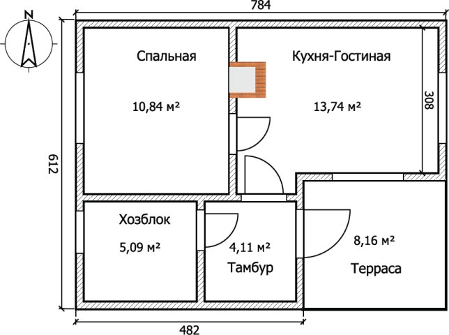 проекты домов с печным отоплением