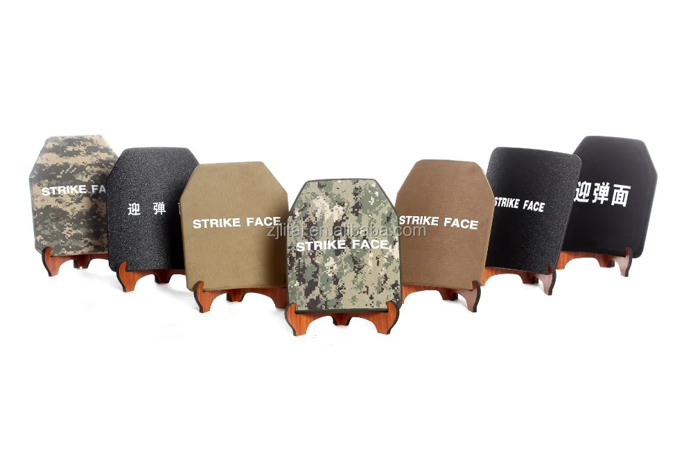 Monolithic ceramic + PE plate( NIJ Level IV Stand Alone) Bulletproof plate/Ballistic plate