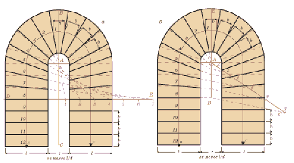 Два способа  расчёта забежных лестниц