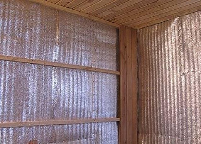 Облицовка утепленной стены вагонкой