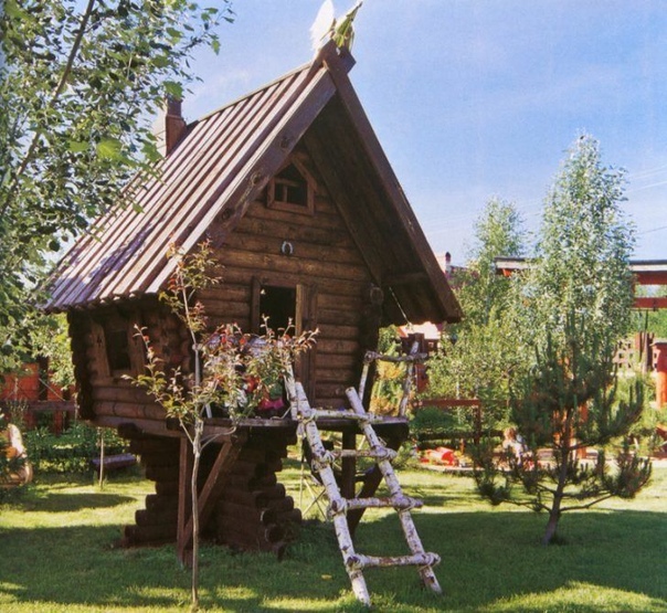 Домик для гнома своими руками для дачи и сада фото