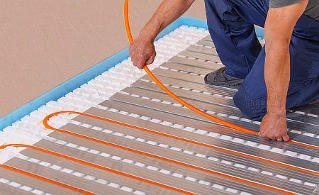 Фото — Монтаж труб водяного пола