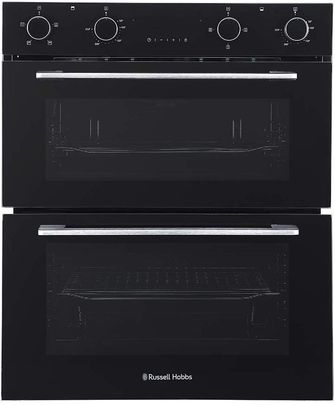 Black Built Under Double Oven With 4 Controls