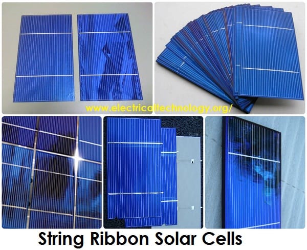 String Ribbon Solar Cells