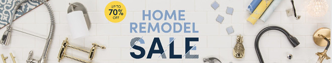 Home remodel sale