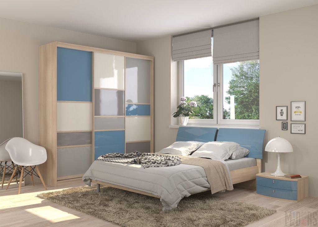 кухня МДФ в высокоглянцевой эмали фото