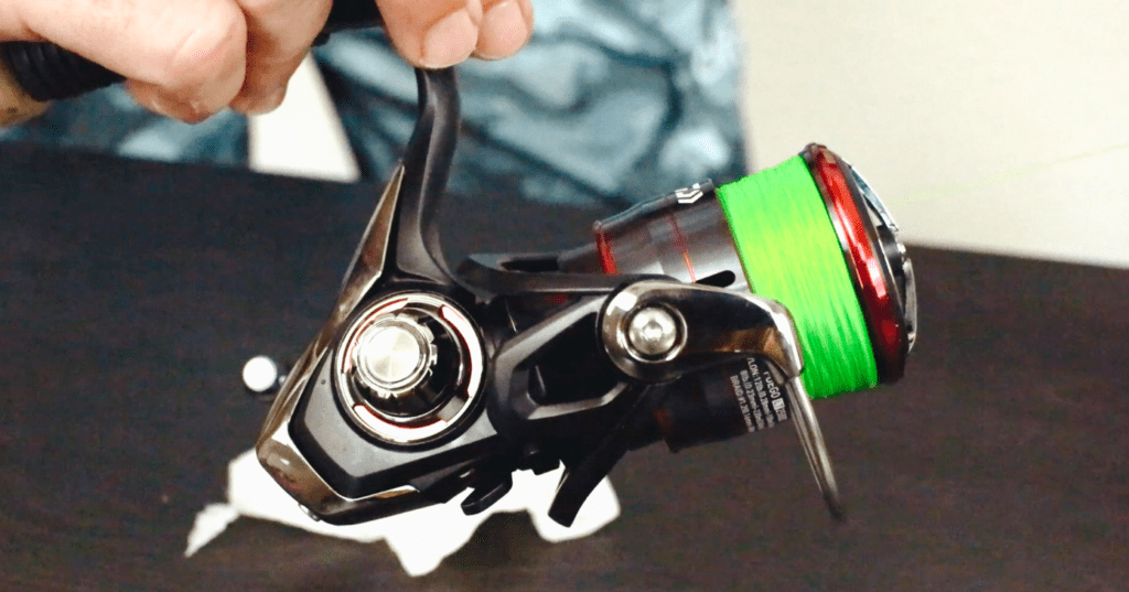 spool reel with braided line