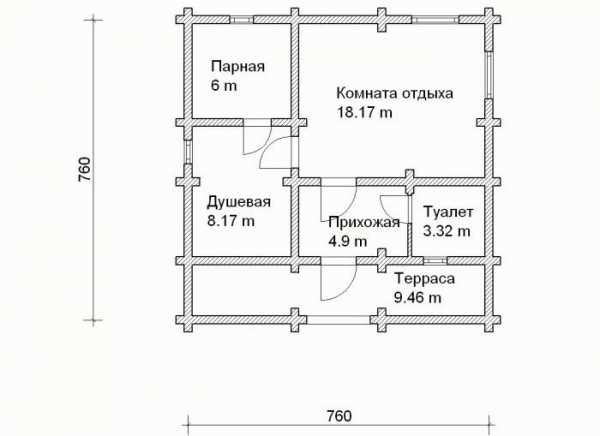 Баня на даче из шлакоблока своими руками чертежи размеры фото