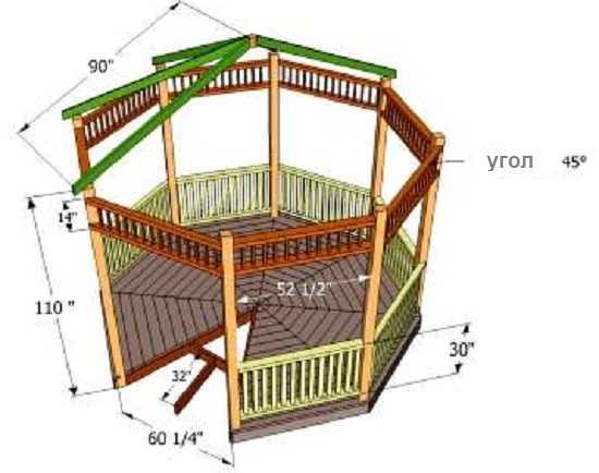 Диван в беседку своими руками чертежи