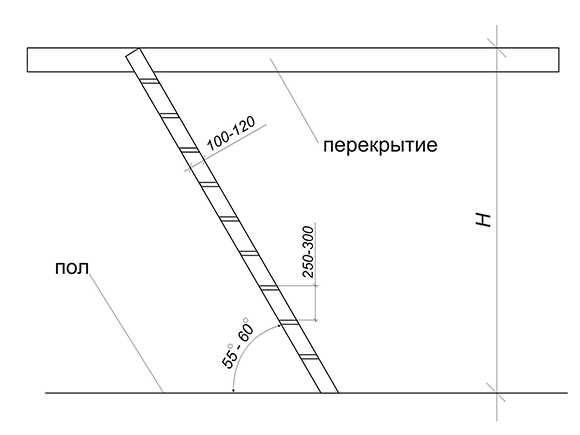 Люк на чердак с лестницей своими руками чертежи и схемы