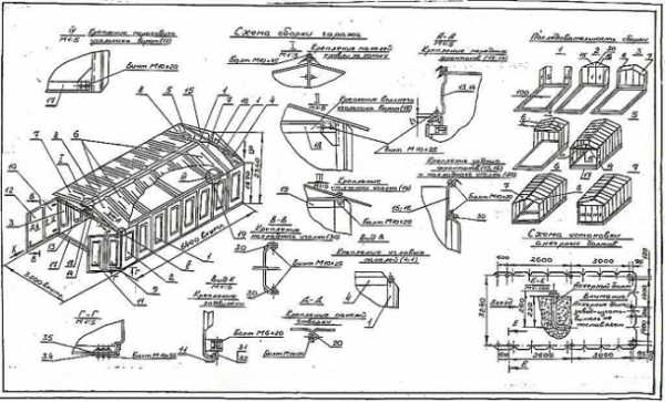 Металлический гараж своими руками чертежи и размеры