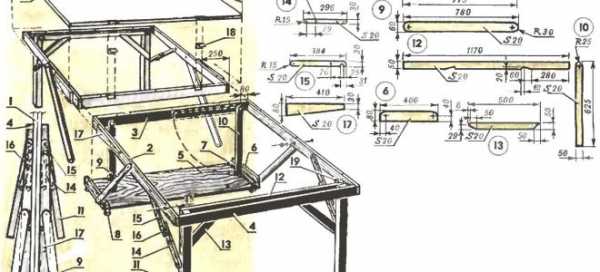 Стол для гаража деревянный своими руками чертежи