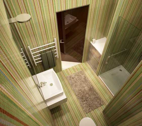 Дизайн проект туалета 2 кв м