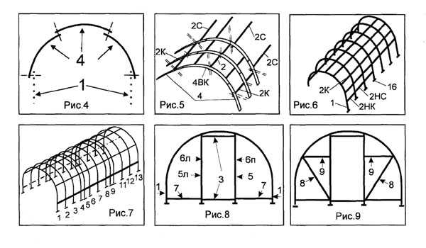 Схема парника своими руками чертежи