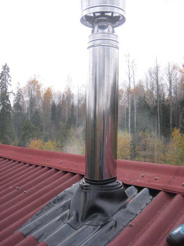 Короб на крышу для вентиляционной трубы