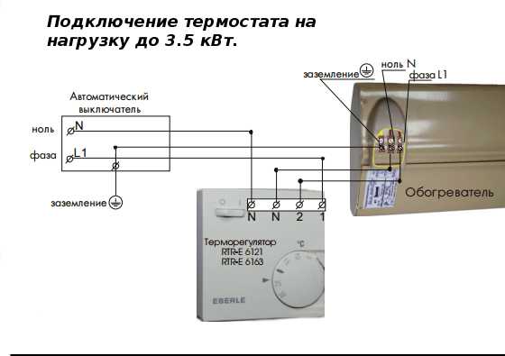 Etc 12 термостат схема подключения